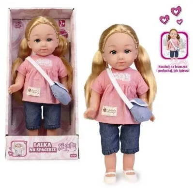 Jucarie Educationala Artyk Papusa Artyk Natalia, 36cm, roz