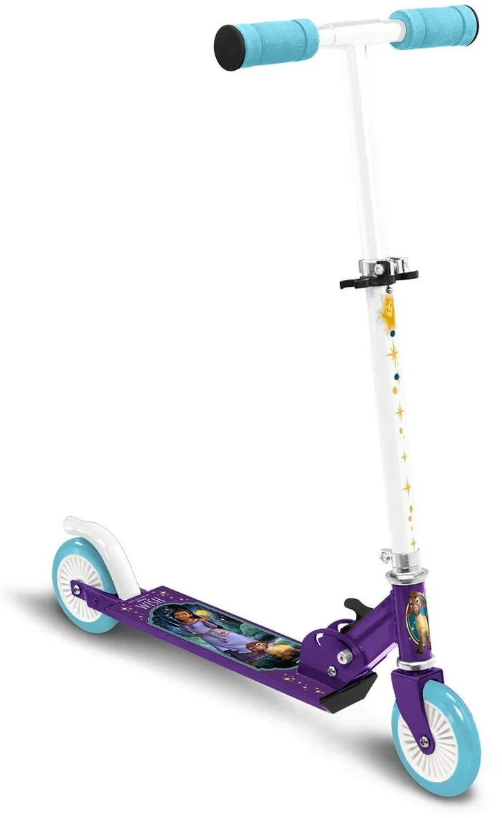 Pulio Trotineta cu doua roti, STAMP, Aluminiu, 70-80cm, 50kg, 4 ani+, Multicolor