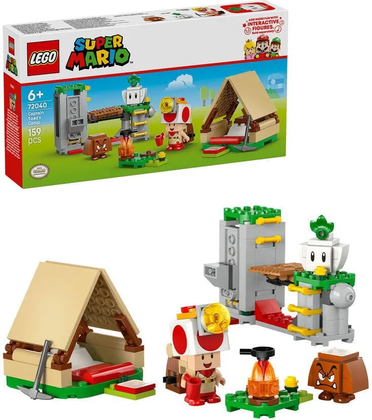 LEGO® Super Mario - Tabara lui Captain Toad 72040, 159 piese