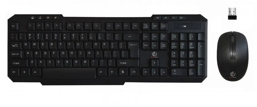 Kit Periferice Rebeltec Set tastatura cu mouse, Rebeltec, USB, Wireless, Negru