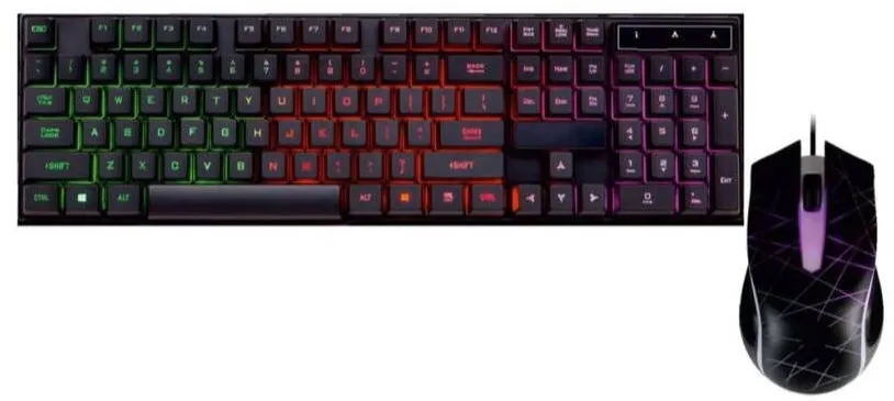Kit Periferice ART Kit Tastatura si Mouse Art, Iluminare LED, USB, AK-50