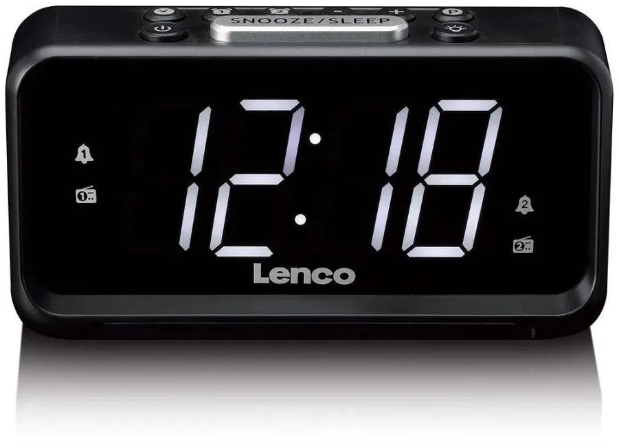 Lenco Radio cu ceas Lenco CR-28BK, negru, specificatii hi-fi