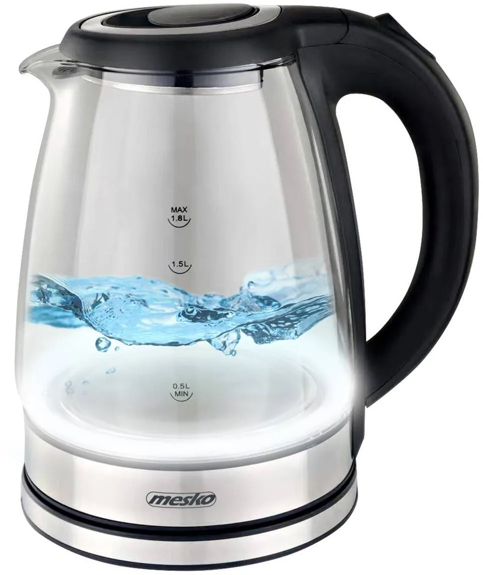 Adler Fierbator ADLER MS 1307 sticla 1.8L cu iluminare LED, negru