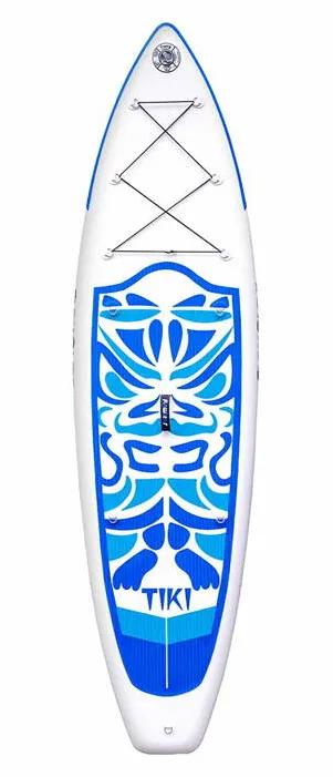 FunWater Placa de paddleboard FunWater SUP SUPFW05B Tiki (albastra-alba)