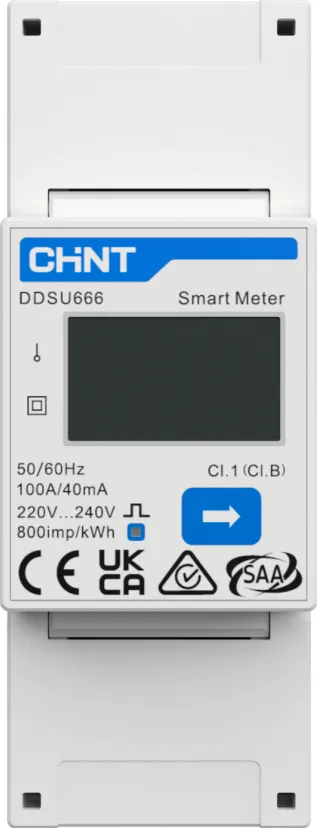 HYXI 1P Smart meter DDSU666 100A