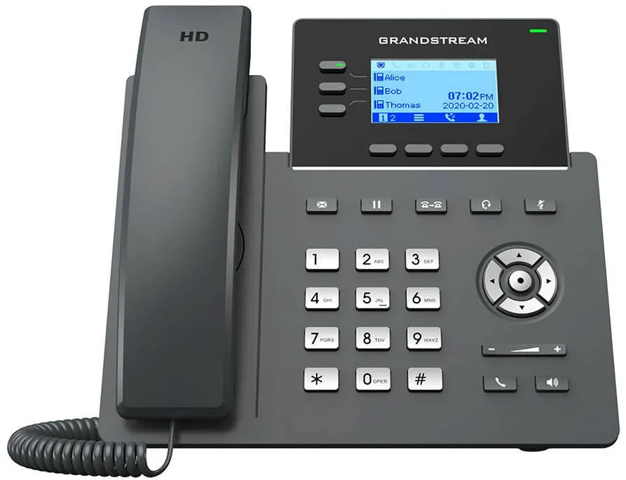 Telefon Fix Grandstream GRS TIP 6SIP 2xGBE POE GRP2603P