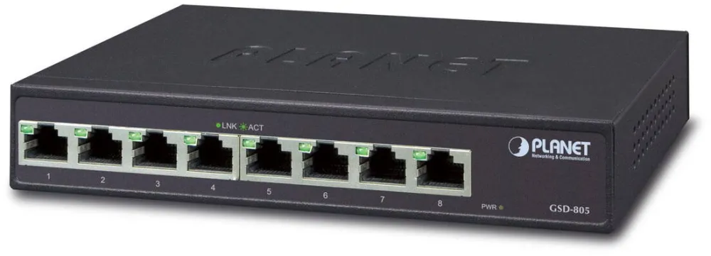 Switch Planet NET SWITCH 8PORT 1000M/GSD-805 PLANET