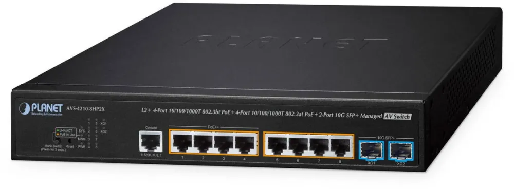 Switch Planet NET SWITCH 4PORT 1000M POE+/AVS-4210-8HP2X PLANET