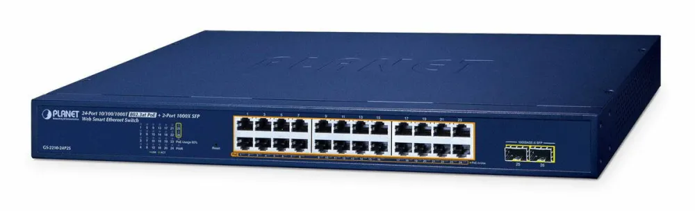 Switch Planet NET SWITCH 24PORT 1000M SFP/GS-2210-24P2S PLANET