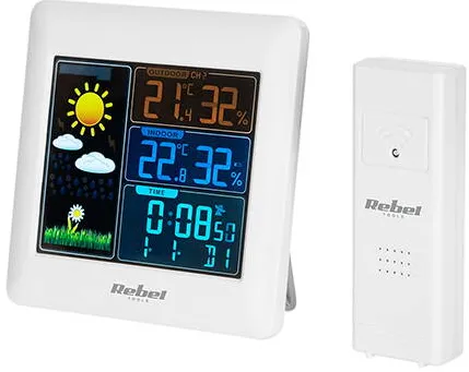 Rebel STATIE METEO WIRELESS CU SENZOR EXTERIOR REBEL