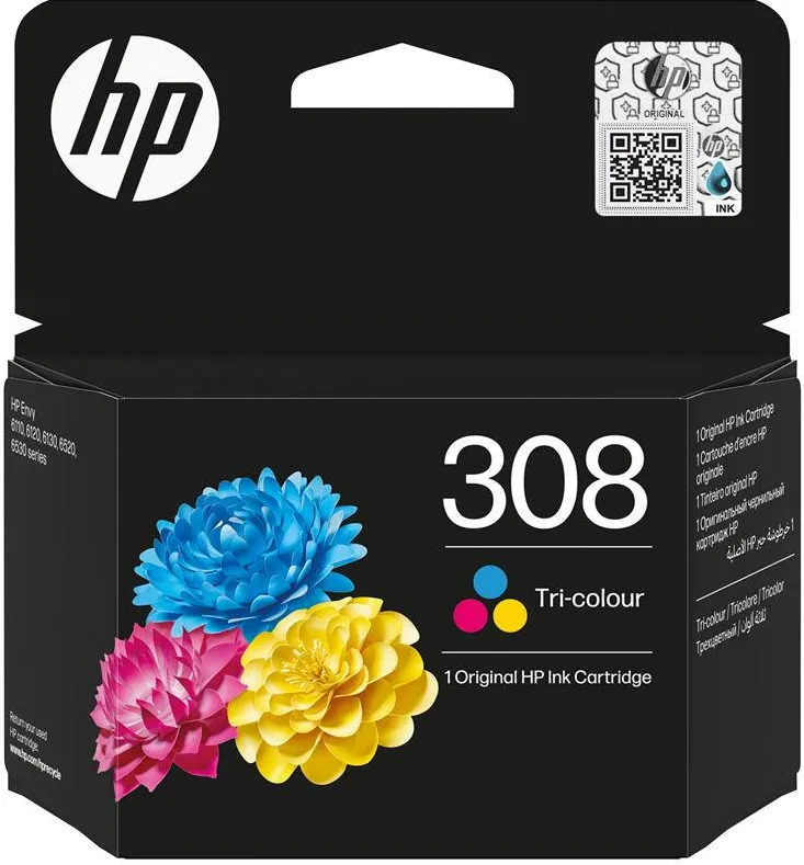 Cartus Imprimanta HP HP 308 Tri-color Original Ink Cartridge