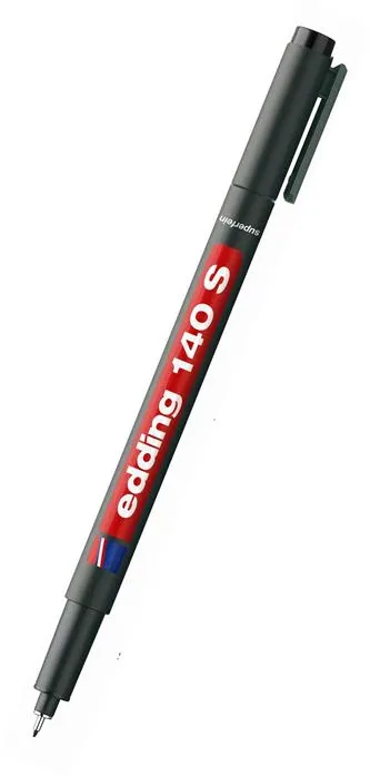 Edding Marker permanent Edding 140S, 0.3 mm, negru - Pret/buc