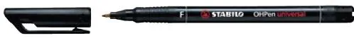 Stabilo Marker Stabilo Ohpen Universal, varf rotund, 0.7 mm, negru - Pret/buc