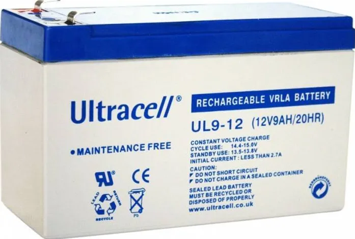 ULTRACELL Acumulator VRLA 12V, 9Ah
