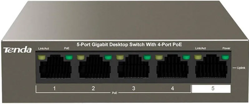 Switch Tenda Gigabit TEG1105P-4-63W