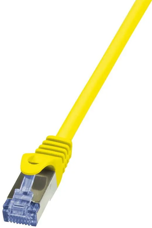 Accesoriu Retea Logilink -Patch Cablu Cat.6A 10G S/FTP PIMF PrimeLine 3m galben