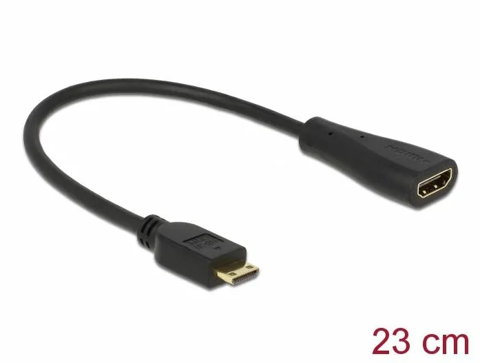 DELOCK 65650 HDMI with Ethernet cable - 23 cm