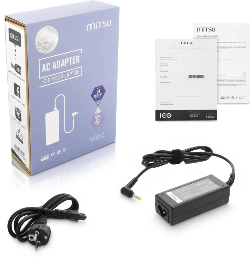 Alimentator Laptop MITSU 20V 2.25A (4.0X1.7) LENOVO