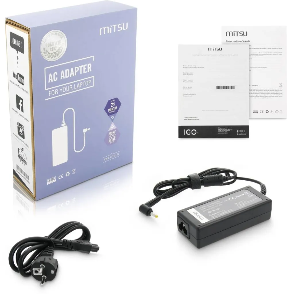 Alimentator Laptop MITSU 20v 3.25a (4.0x1.7) - lenovo