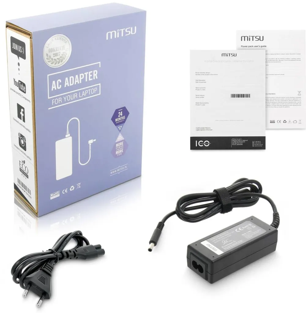 Alimentator Laptop MITSU 19.5v 2.31a (4.5x3.0 pin) - dell