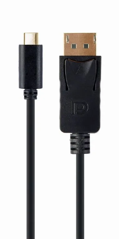 Adaptor Gembird A-CM-DPM-01 USB-C to DisplayPort-male , 4K 60 Hz, 2m, black