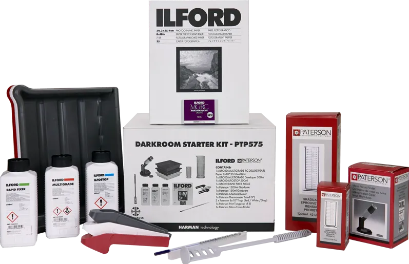 ILFORD PHOTO Ilford + Paterson Darkroom Starter Kit