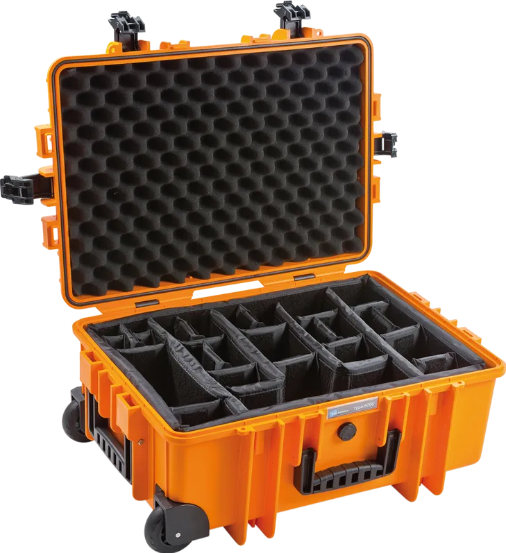 BW Outdoor Cases Type 6700 / Orange (divider system)