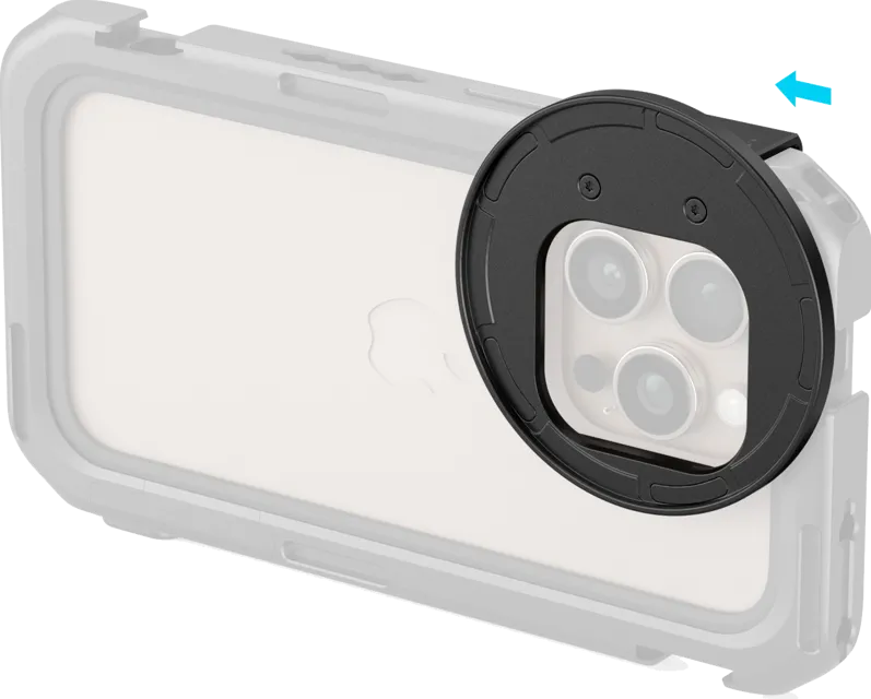 Accesoriu GSM SmallRig SmallRig 5010 Attachable Filter Adapter for iPhone 16 Series Cage 67mm