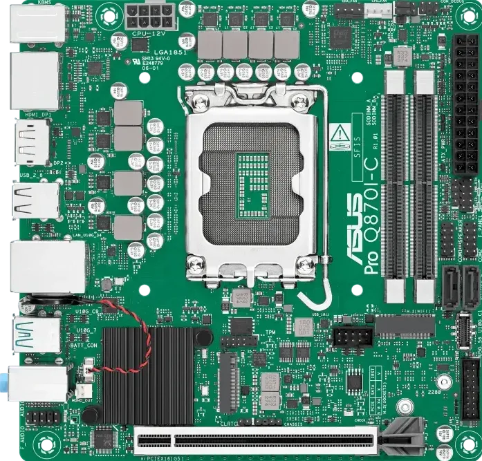 Placa de Baza Asus MB ASUS PRO Q870I-C-CSM                  (AMD,AM5,DDR5,mATX)
