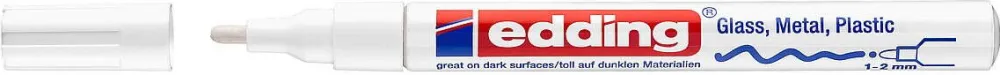 Edding Marker, Edding, 751, 1-2 mm, Alb