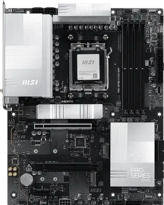 Placa de Baza MSI MB MSI AMD AM5 PRO X870E-S EVO WIFI