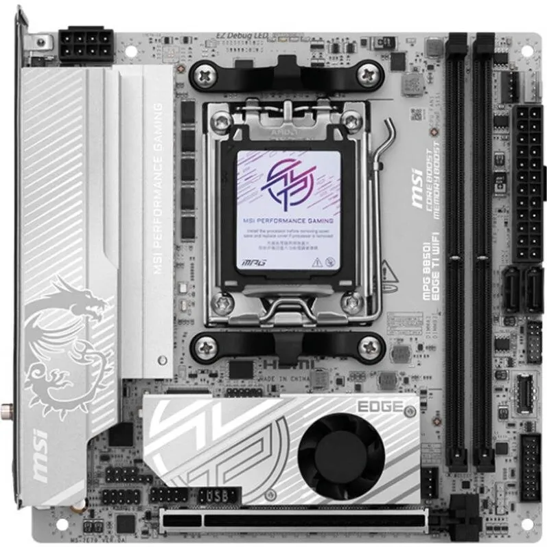 Placa de Baza MSI MPG B850I EDGE TI WIFI AM5, DDR5, BT,  Mini-ITX