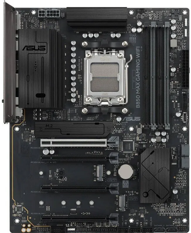 Placa de Baza Asus B850 MAX GAMING WIFI, AM5, DDR5, Negru, 90MB1PR0-M0EAY0