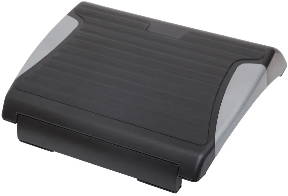 Maul Suport pentru picioare, din plastic cauciucat, ajustabil (x4), 37x25 cm, MAUL Solid - negru