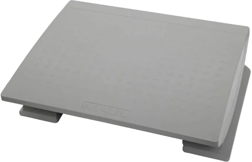 Maul Suport pentru picioare, ergonomic, ajustabil (x5), 45x39 cm, MAUL Pro - gri