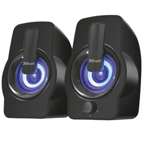 Boxe TRUST Gemi RGB 2.0 Speaker Set - black