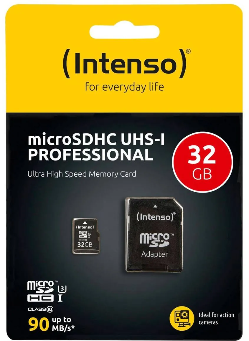 Card de Memorie Intenso microSDHC 32GB Class 10 UHS-I Professional