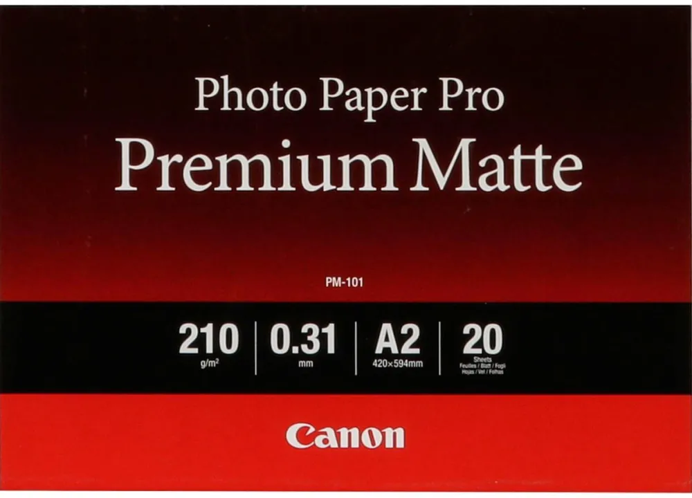 Hartie Foto Canon PM-101 Pro Premium Matte A 2, 20 Sheet, 210 g