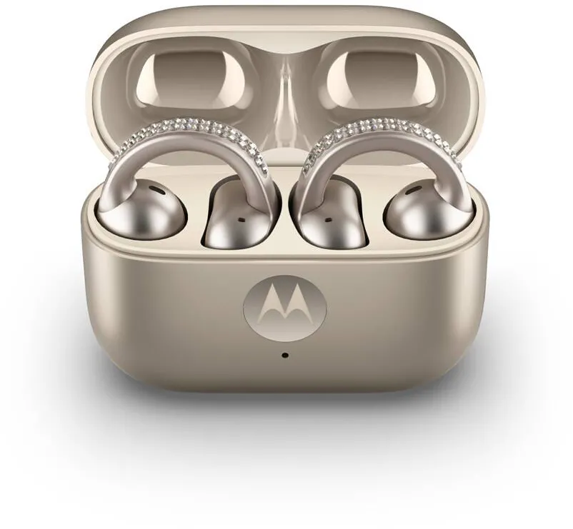 Casti Bluetooth MOTOROLA moto buds loop Headset Wireless Ear-clip-on Calls/Music/Sport/Everyday Bluetooth Beige