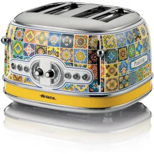 Ariete Prajitor de paine Ariete, 1600W, 4 felii, galben, 34x34x28cm