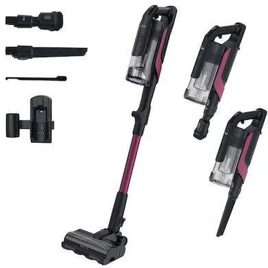 Aspirator Hoover vertical HF610HX 011, Cordless, Operating time 40 min, Dust container 0.7 L, Black
