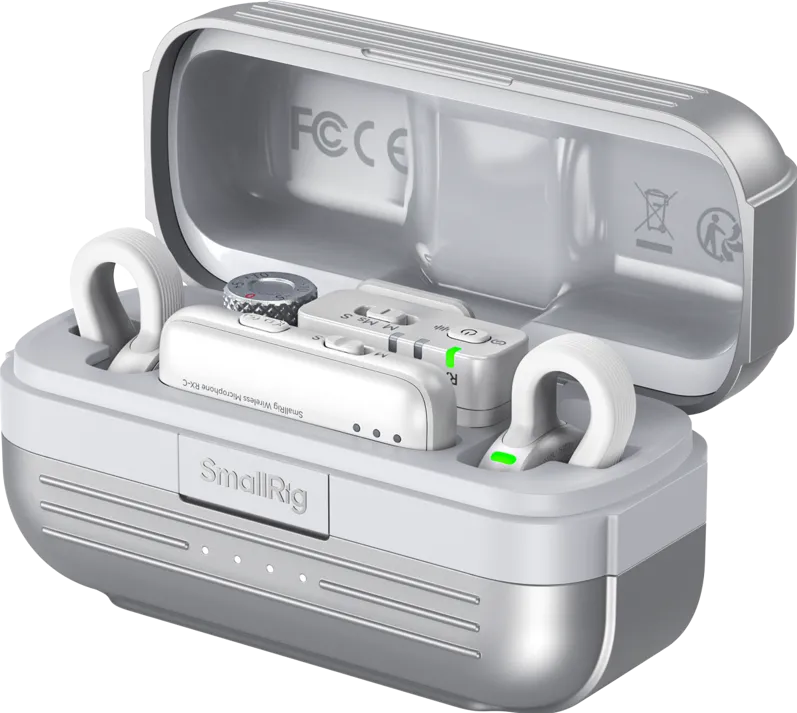 Microfon SmallRig SmallRig 5716 S70 Wireless Microphone with Multi-Device Compatibility (White)
