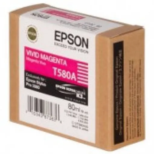 Cartus Imprimanta Epson VIVID MAGENTA C13T580A00 80ML ORIGINAL EPSON STYLUS PRO 3880