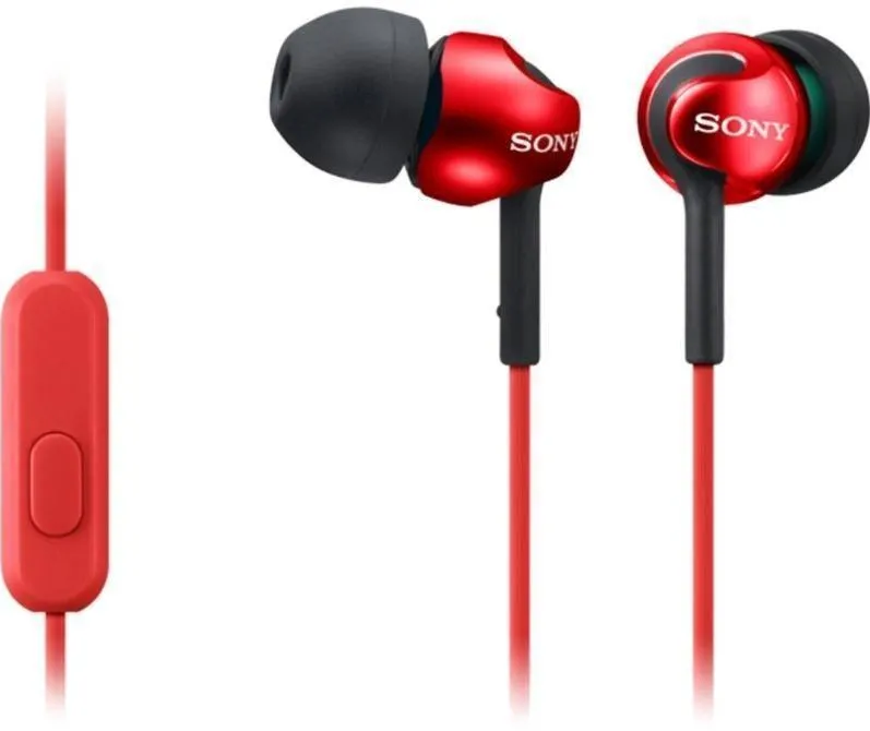Casti In-Ear Sony MDR-EX110APR red