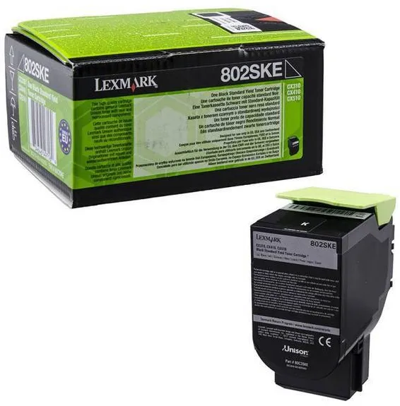 Toner imprimanta Lexmark 80C2SKE Negru