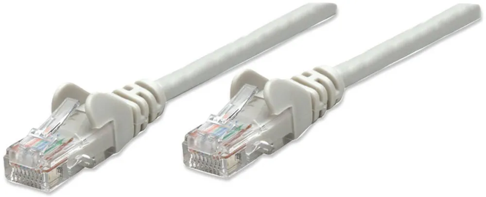 Accesoriu Retea Intellinet Network Patch Cable, Cat5e, 3m, Grey, CCA, U/UTP, PVC, RJ45, Gold Plated Contacts, Snagless, Booted, Lifetime Warranty, Polybag
