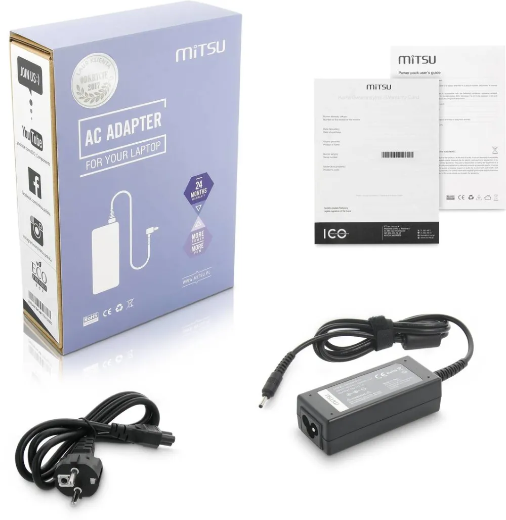 Alimentator Laptop MITSU 19v 2.1a (3.0x1.1) - samsung