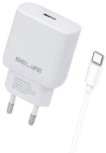 Incarcator Beline 30W USB-C + cable USB-C, white