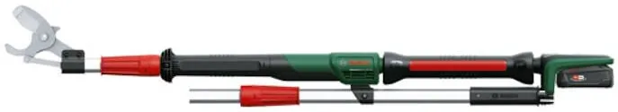 BOSCH Foarfeca telescopica pe acumulator pentru taiat crengi la inaltime AdvancedPrune18V-45, 18 V, taiere tip bypass, lame otel, grosime maxima taiere 45 mm, extensie 1.2 m - 1.8 m, fara incarcator si acumulator in setul de livrare
