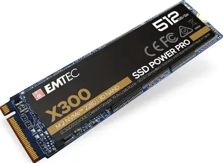 SSD Emtec M.2 NVMe PCIe 3.0 X300 512GB Intern bulk